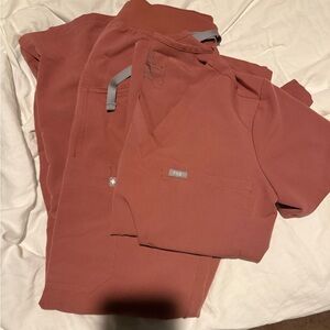 Figs Scrub Set Mauve size XS